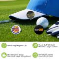 3 Pcs Funny Golf Ball Markers with a Standard Magnetic Hat Clip Funny Golf Ball Marker HatClip for Men Women Premium Golf .