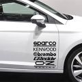 Premium Quality Universal Car Door Sticker - Black.
