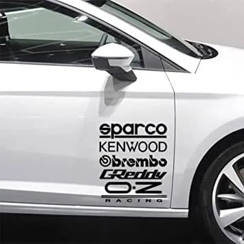 Premium Quality Universal Car Door Sticker - Black