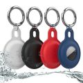 Waterproof Case for Airtag Keychain Holder with Key Ring Silicone Shockproof Anti-Scratch for Air Tag Tracker Protective case. 