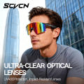 SCVCN Men Outdoor Photochromic MTB Climbing Glasses UV400 Sunglasses Sports Bike Cycling Glasses Women Driving Bicycle Eyewear.