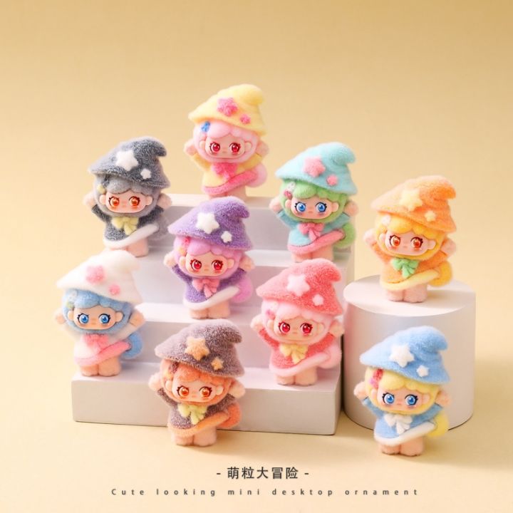 kawaii%20Star%20Hat%20Flocking%20blind%20box%20Cute%20Mini%20Doll%20ornaments%20resin%20crafts%20high-end%20niche%20desk%20decorations%20For%20%20%20-%20Image%202