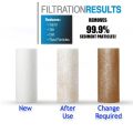 Pre-Filter Water Filter PP Cotton Filter Cartridge Removal Heavy Metal Purifier household Washing Machine Shower Water Filter.
