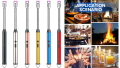 Electric Kitchen Gas Lighter Arc Lighter USB Rechargeable Long Lighter Windproof Candle Lighter Plasma Flexible Neck for Gas, Oil diyas, Agarbatti, Candles. 
