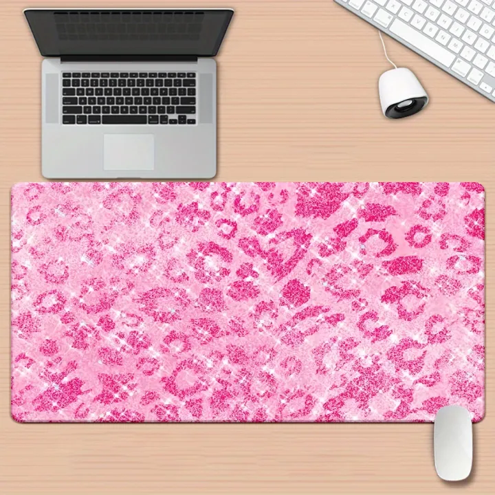 1pc,%20Pink%20Leopard%20Print%20Glitter,%20HD%20Printed%20Desk%20Mat,%20Multifunctional%20XXL%20Mouse%20Pad,%20Keyboard%20Gaming%20Mouse%20Pad,%20Office%20Computer%20-%20Image%204