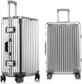 Aluminum Frame Trolley bag Password Box Boarding Suitcase Portable Suitcase Metal Suitcase Travel Suitcase (Color : E, Size : 20in). 