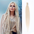 24inch Dreadlocks Crochet Braids Hair Extension Synthetic For Women 10Pcs/Pack Ombre Colored Dreadlocks Hair. 