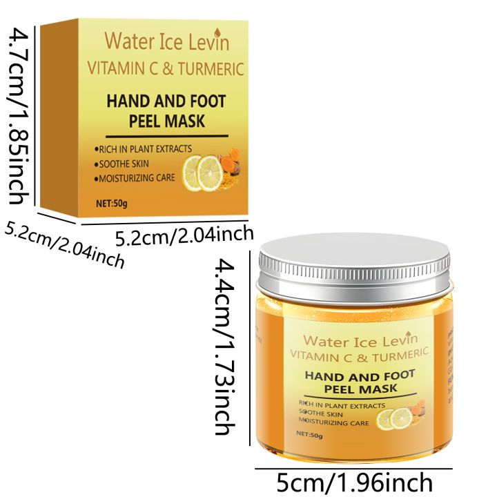 50g%20Turmeric%20Vitamin%20C%20Hand%20and%20Foot%20Mask,%20Plant%20Care,%20Moisturizing%20and%20Moisturizing,%20Instant%20Wash,%20Smooth%20Repair,%20Light%20Skin%20Nutrition,%20One%20Step%20Fresh%20Skin%20freshfeet%20-%20Image%202