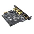 Type C USB 3.2 Gen1 PCIE Card Hub USB 3.0 PCI Express Board PCI-E PCI E USB 3 Adapter Multiplier USB3 3.1 Controller Riser Cards. 