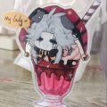 Game The Freak Circus Pierrot Cosplay Stand Acrylic Standing Plate Funny Figure Desktop Decoration Halloween Props.