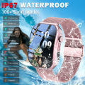 LIGE Smart Watch Women 2.2" Curved Display BT Call 100+ Sports Mode Flashlight Body Temperature Health Monitor Men's Smartwatch. 
