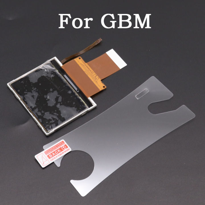 1pcs/lot Original New LCD Display Screen&Clear Protective Film for Gameboy Micro GBM Game Console Replacement part