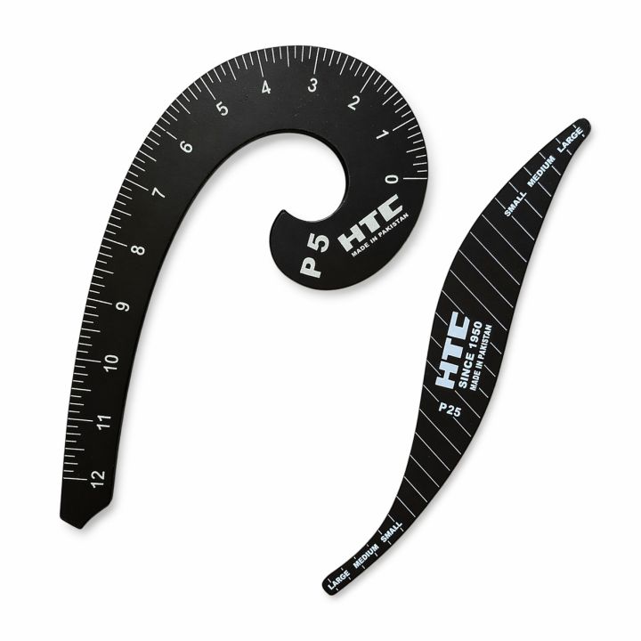 Pack of F Armhole and Sleeve Cutting Scales | French Curve Ruler ...