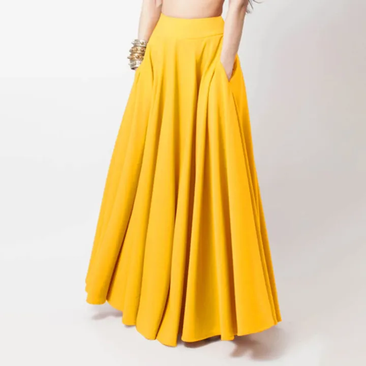 Korean%20version%20of%20the%20new%20half-skirt%20elastic%20waist%20plus-size%20women's%20long%20skirt%20high%20waist%20show%20thin%20skirt%20with%20a%20wide%20range%20-%20Image%204