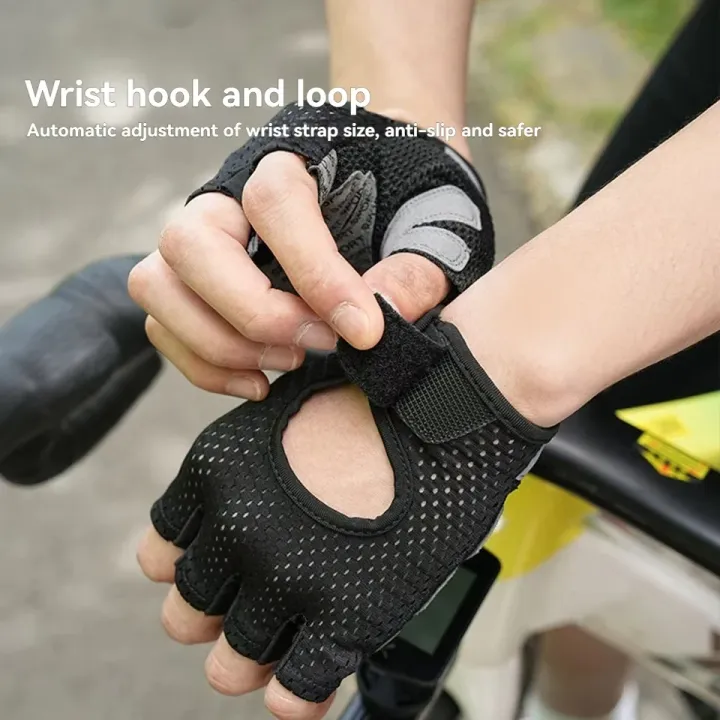 1Pair%20Weightlifting%20Gloves%20Half%20A%20Finger%20Anti-Slip%20Damping%20Bicycle%20Riding%20Gloves%20Breathable%20Gym%20Bicycle%20Sunscreen%20Gloves%20Unisex%20-%20Image%202