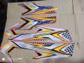 new 2025 modal sticker Tanki tapa Honda cg 125 red coler complete set. 