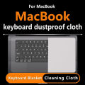 Microfiber Liner Clean Cloth with Screen Keyboard Imprint Protection for MacBook Keyboard Dustproof Cloth Air15' /15'Pro 13'/14'.