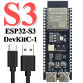 ESP32-S3-DevKitC-1 Development Board BT 2.4G Wifi Module for Arduino 8MB PSRAM 16MB FLASH N16R8 44Pin CP2102 Type-C ESP32 S3. 