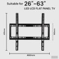 LCD Wall Mount Bracket for 17" to 63" – Universal LED, LCD Wall Mounting Stand –  Best Quality Wall Mounted LCD/LED Stand – LCD Wall Bracket for 24", 32", 43", 50", 55" and 63 inch – Heavy Duty Wall Mount – LED Stand 32 Inch –  AR Buy Zone. 