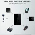 Touch Switch Work with Tuya Smart Life App Light WiFi RF433 Smart Switch Remote Control No Neutral Wire For Alexa  Home. 