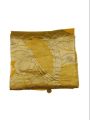 Premium & Elegant Yellow/Golden Border Dola Silk Printed Saree for Women. 