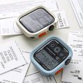 New Bumper Soft Silicone Case For Apple Watch 9 8 7 6 SE 5 Sport Anti-drop Matte Cover For iwatch 49mm 41mm 40mm 44mm 45 mm.