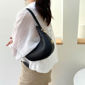 Women Luxury Underarm Bag Half Moon Adjustable Strap Hobo Bag Fashion Design Solid Color PU Leather Shoulder Bags (8910). 
