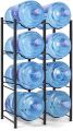 3 Gallon Water Jug Rack, 3-Tier Water Bottle Holder Storage Rack, Water Jug Organizer for Kitchen,Office,Garage, Dark Brown. 