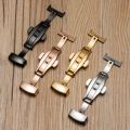 16mm 18mm 20mm 22mm 24mm Butterfly Deployment Buckle Automatic Stainless Steel Clasp for Watch Band  Replace Clasp with Tool. 