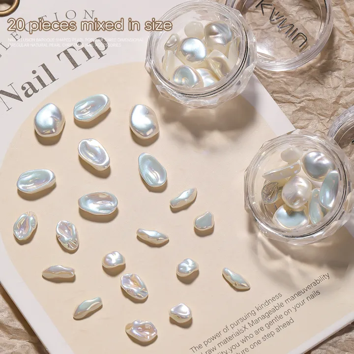 KANU%2020PCS%20Retro%20Elegant%20Imitation%20Pearl%20Synthetic%20Irregular%20Resin%20Pearl%20Charms%203D%20Nail%20Art%20Decorations%20Accessories%20Crafts%20-%20Image%207