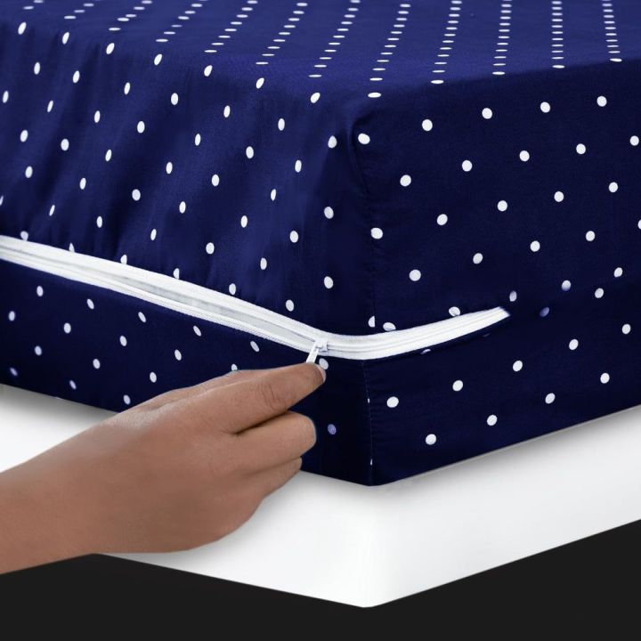 Zipper Mattress Cover Printed