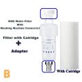 Pre-Filter Water Filter PP Cotton Filter Cartridge Removal Heavy Metal Purifier household Washing Machine Shower Water Filter.