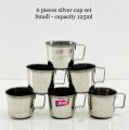 6 Pcs Silver Cup 125ml. 