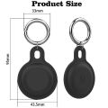 Waterproof Case for Airtag Keychain Holder with Key Ring Silicone Shockproof Anti-Scratch for Air Tag Tracker Protective case. 