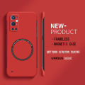Ultra Thin Hard PC Magnetic Frameless Phone Case For Oneplus 9R 8 9 Pro 8T Protective Matte Color Solid Cover.