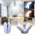 E27 Fan Shape LED Bulb AC85-265V 28W Foldable Led Light Bulb Lampada For Home Living Room Warehouse Garage Ceiling Light. 