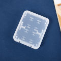 1 PC Protector Holder Micro Box For SD SDHC TF MS Memory Card Storage Case Box Bag Plastic Boxes Transparent. 