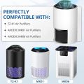 Air Purifier Parts - Filter Compatible With ToLife TZ-K1, AROEVE MK01 MK06, Activated Carbon Pre-filter, 360° Rotating. 