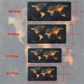 World Map Mouse Pad Large Gaming Mouse pad 900x400  desk mat Non-slip PC laptop Gamer desk accessories table pad carpet. 