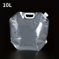 5L/10L Collapsible Water Container Water Storage Jug Bag for Outdoor Camping Hiking Emergency Survival. 