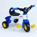 Kids Plastic Tricycle with Basket – Baby Ride On Toy for Boys & Girls. 