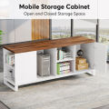 70.87'' Executive Desk and File Storage Cabinet Office Desk Boss Desk
 Customized. 