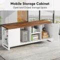 70.87'' Executive Desk and File Storage Cabinet Office Desk Boss Desk
 Customized. 