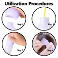 Barber Dyeing Bottle Shampoo Oil Applicator Brush Scalp Treament Applicator Bottle Salon Home DIY Hair Coloring Styling Tools. 