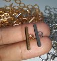 4 pairs metal Toggle Clasp hooks connector | Set for Jewelry Making - Silver, Golden & Mixed Colors | Round Ring and Bar Closures for Bracelets & Necklaces | circle lock with bar. 