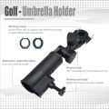 Outdoor Durable Golf Umbrella Holder 180 Degree Adjustable Used for Bike Buggy Cart Baby Pram Wheelchair Golf Accessories.