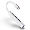 10W 4 in 1 Type-C HUB USB 3.0 2.0 Multi 4 Ports Multifuntional Splitter Type C Adapter OTG for Computer Mobile Phone Accessories.