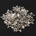 30Pcs Y2K Silver Pentagon Star Hair Clips Matching Bb Clip Ins Mini Metallic Cute Sweet Cool Clip. 