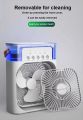 Portable Air Conditioner Fan , Small Air Conditioner Portable, Personal Evaporative Air Cooler with 3 Speed & 2 Mist, 3 Timer 7 Color Led, Portable Ac Unit Fan Mini Air Conditioner for Room Office Camping. 