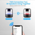 Fantastic RGB Light Show Bluetooth Speaker | Wireless Portable Mini Speaker | Deep Bass | Built-in Battery | LED Light Effects | Compatible with All Devices. 